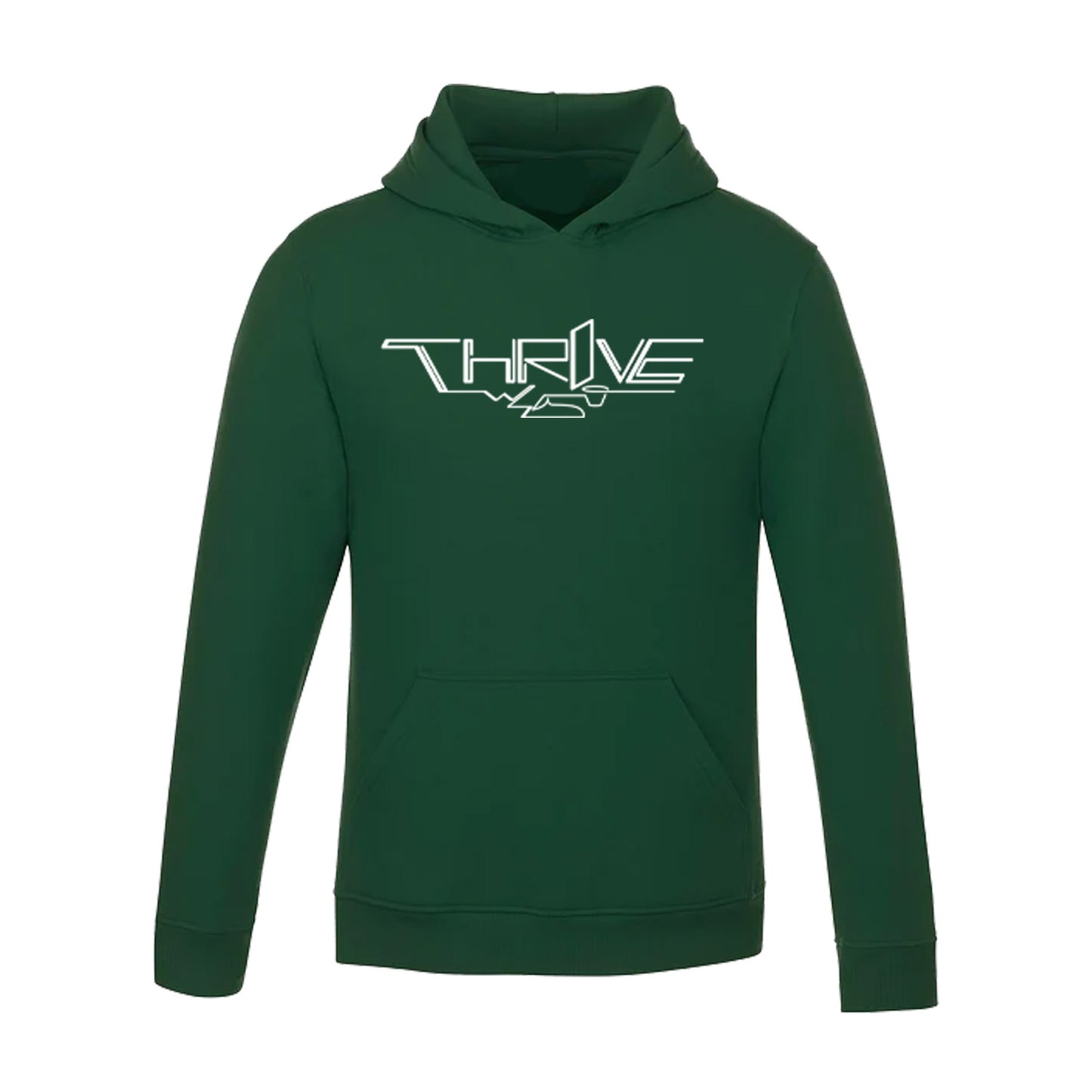 Forest Green Thrive Hoodie | Youth